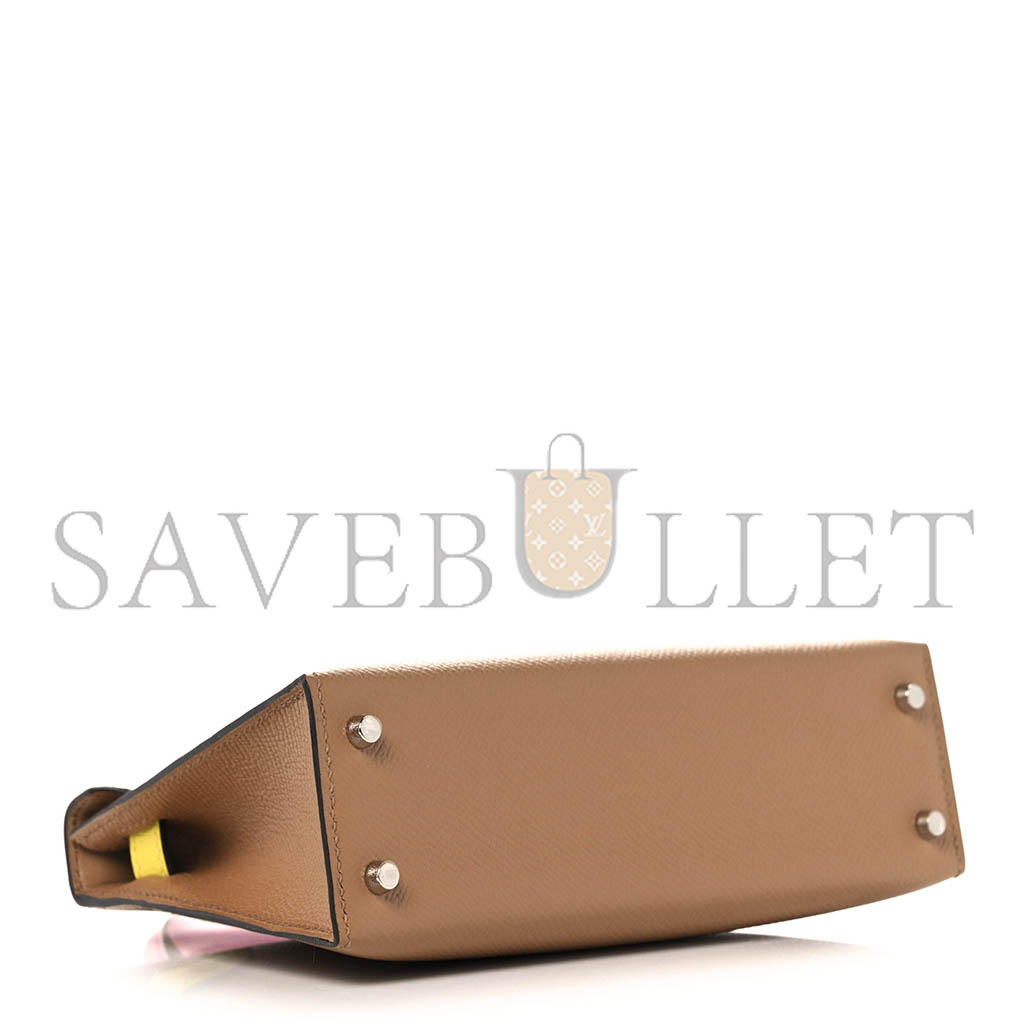 HERMÈS MASTER EPSOM MINI KELLY II THREE COLOR COMBINATIONS (19*12*5.5cm)